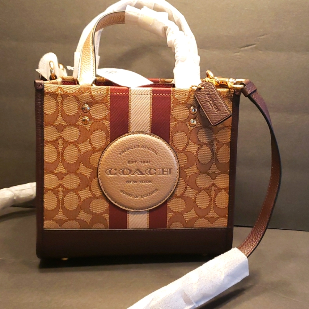 Coach Tote, crossbody Khaki Mauve